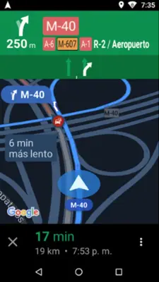 Navigation for Google Maps Go android App screenshot 1